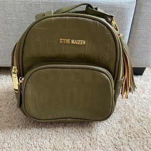 COPY - Brand New Steve Madden Olive Green Backpack Purse